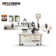 Automatic round bottle labeling machine applicator for Round olive oil honey Bottles with factory price for Manufacturing Plant